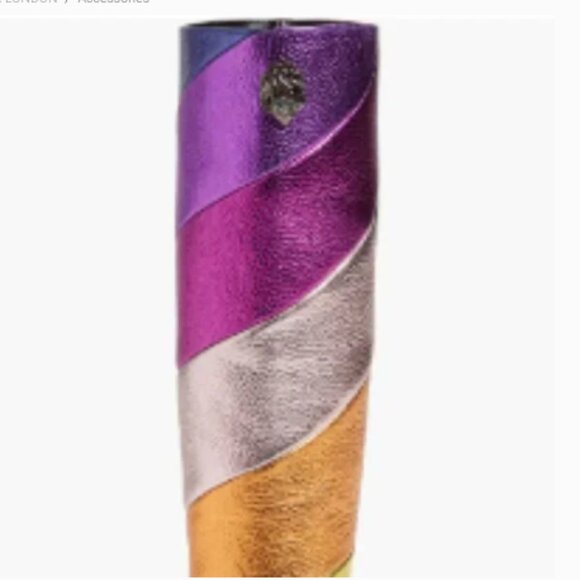 NWT KURT GEIGER LONDON Rainbow Boots - Picture 6 of 9